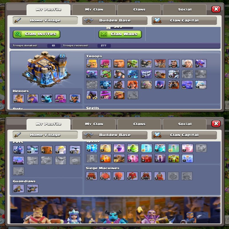 🏰 Clash of Clans акаунт | Ратуша 18 рівень | Макс