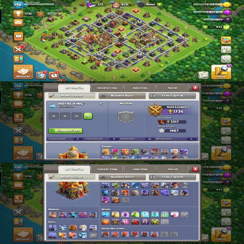 🏰 Clash of Clans акаунт | Ратуша 16 рівень | Наявний рівень