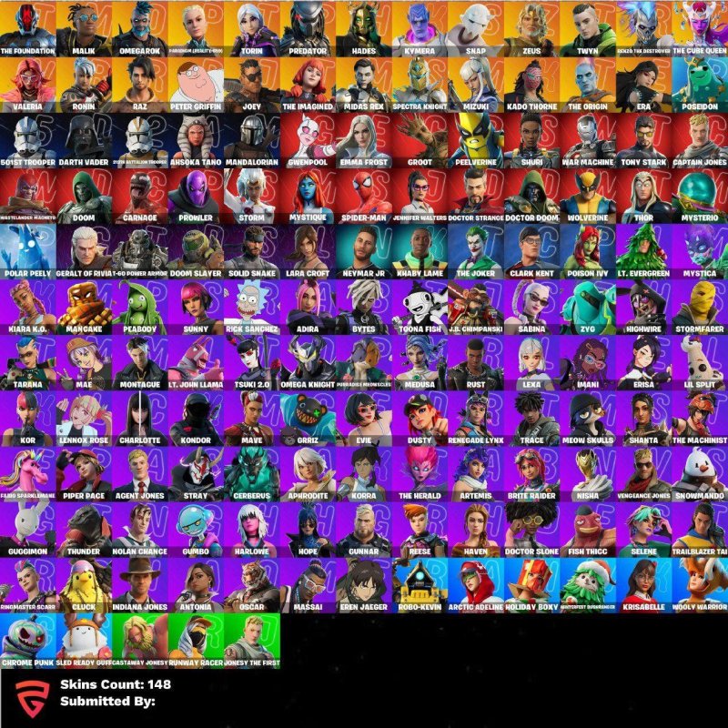 🎨 149 skins | 🌟 Fortnite account