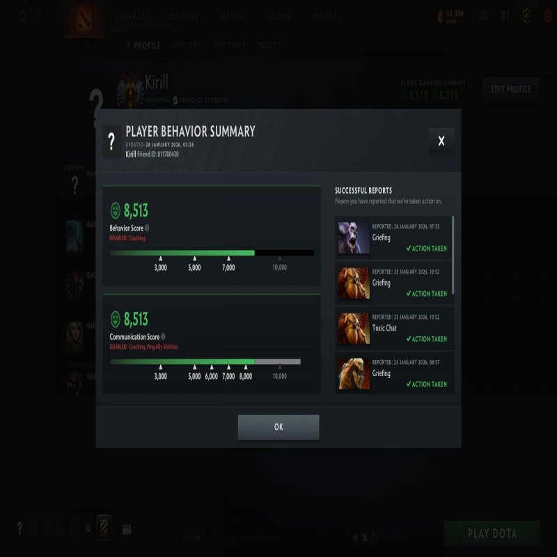 🏅 MMR 7093 | 🕒 272 годин | 🛡 8513