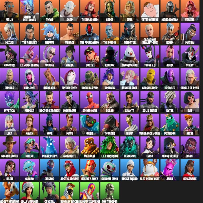 🎨 102 скінів | 🌟 Fortnite акаунт