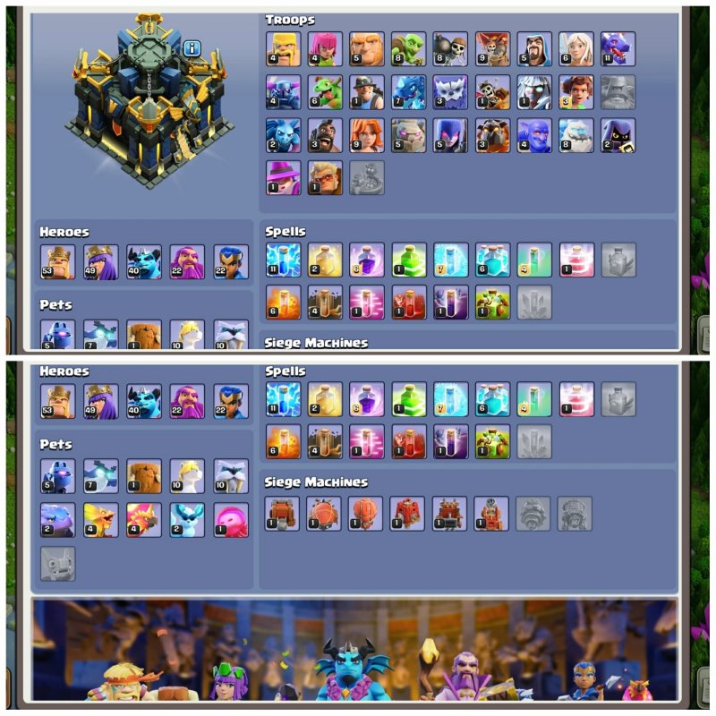 🏰 Clash of Clans акаунт | Ратуша 17 рівень | Рівень 0