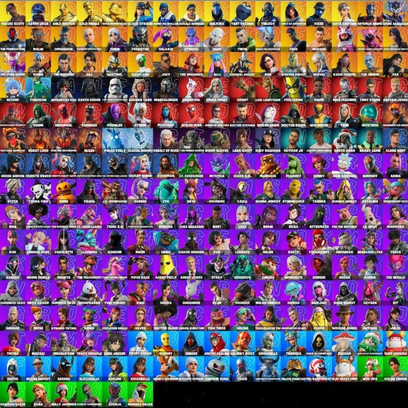 🎨 246 skins | 🌟 Fortnite account