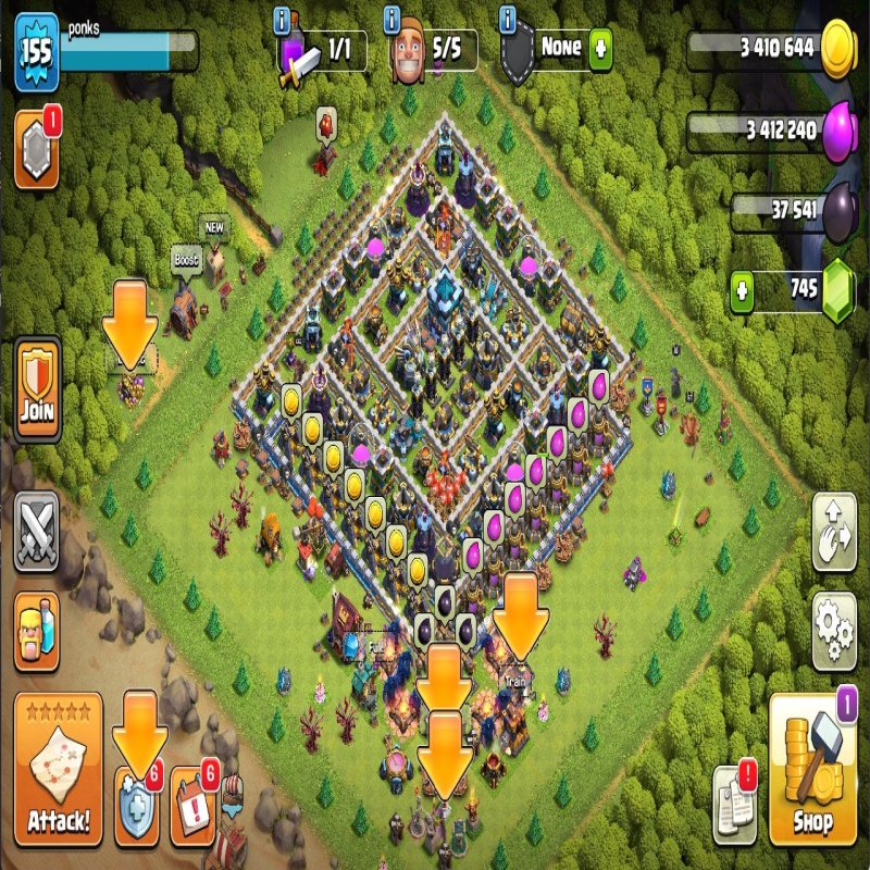 🏰 Clash of Clans акаунт | Ратуша 13 | Рівень 155