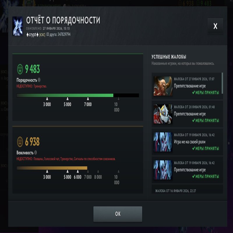 🏅 MMR 2764 | 🕒 4000 hours | 🛡 9483