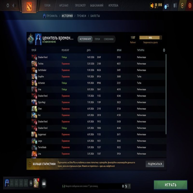 🏅 MMR 1600 | 🕒 3600 годин | 🛡 6000