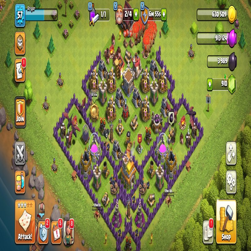 🏰 Clash of Clans акаунт | 7 ратуша | Рівень 7