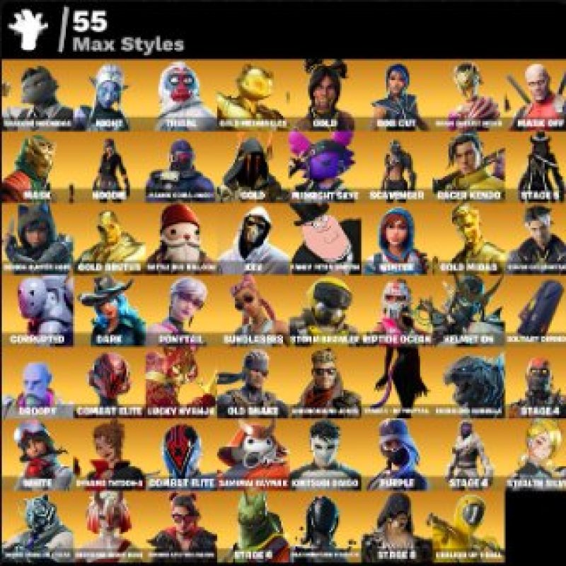 🎨 218 skins | 🌟 Fortnite account