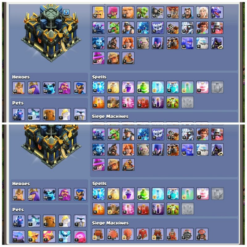 🏰 Clash of Clans акаунт | Ратуша 17 рівня | Рівень 100