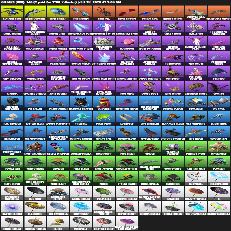 🎨 178 skins | 🌟 Fortnite account