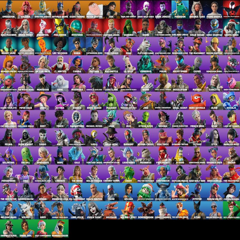 🎨 173 скина | 🌟 Fortnite аккаунт