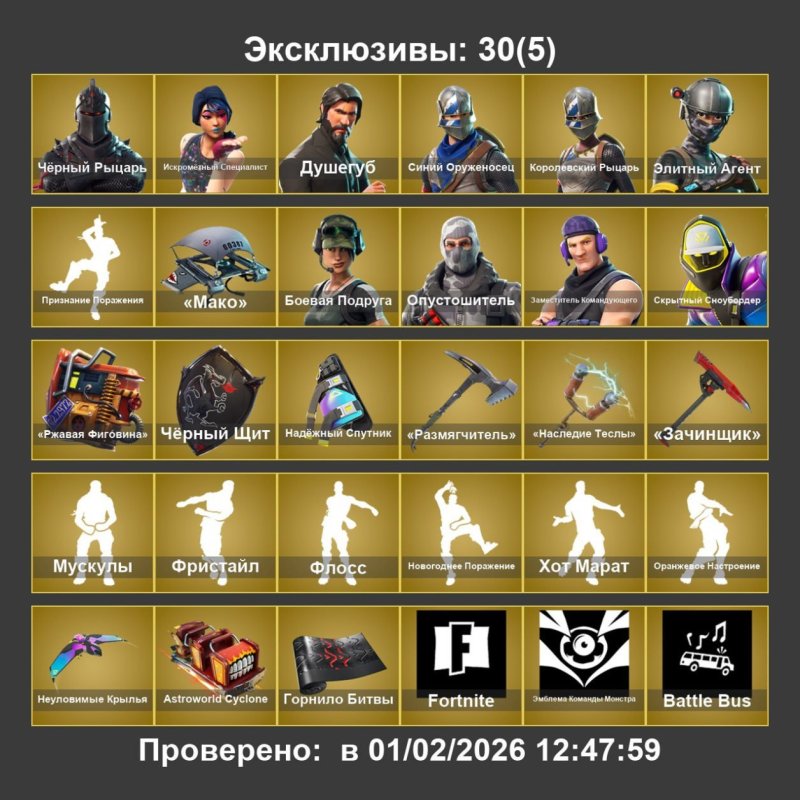 🎨 105 skins | 🌟 Fortnite account