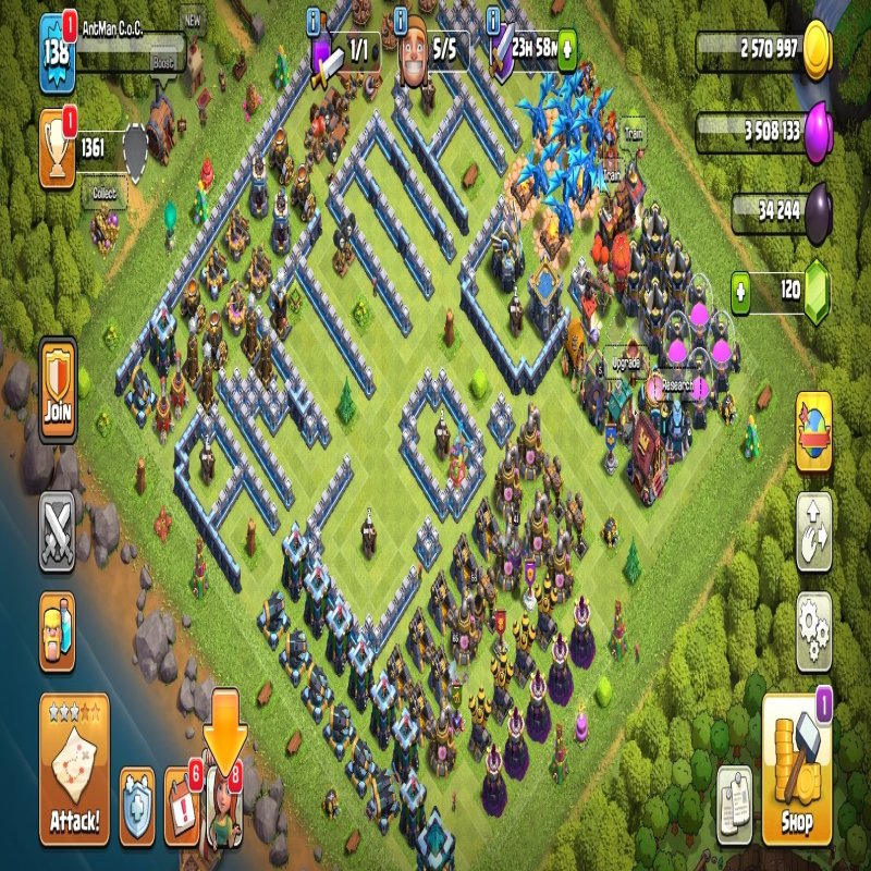 🏰 Clash of Clans акаунт | Ратуша 13 | Рівень: 58/65/35/41/5