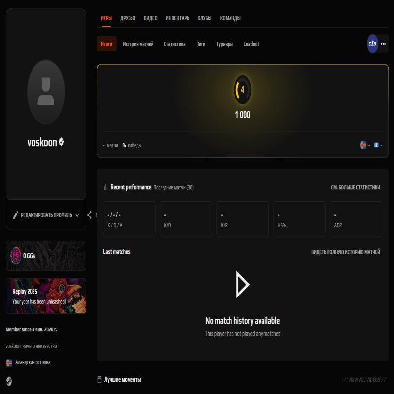 🏆 ВЕРФІКОВАНИЙ FACEIT | 🎯 1000 ELO | CS2 PRIME | Готовий до рейтингових ігор