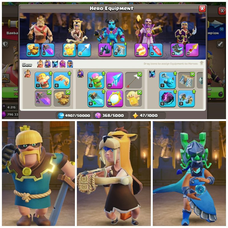 🏰 Clash of Clans акаунт | 14 ратуша | Рівень 47