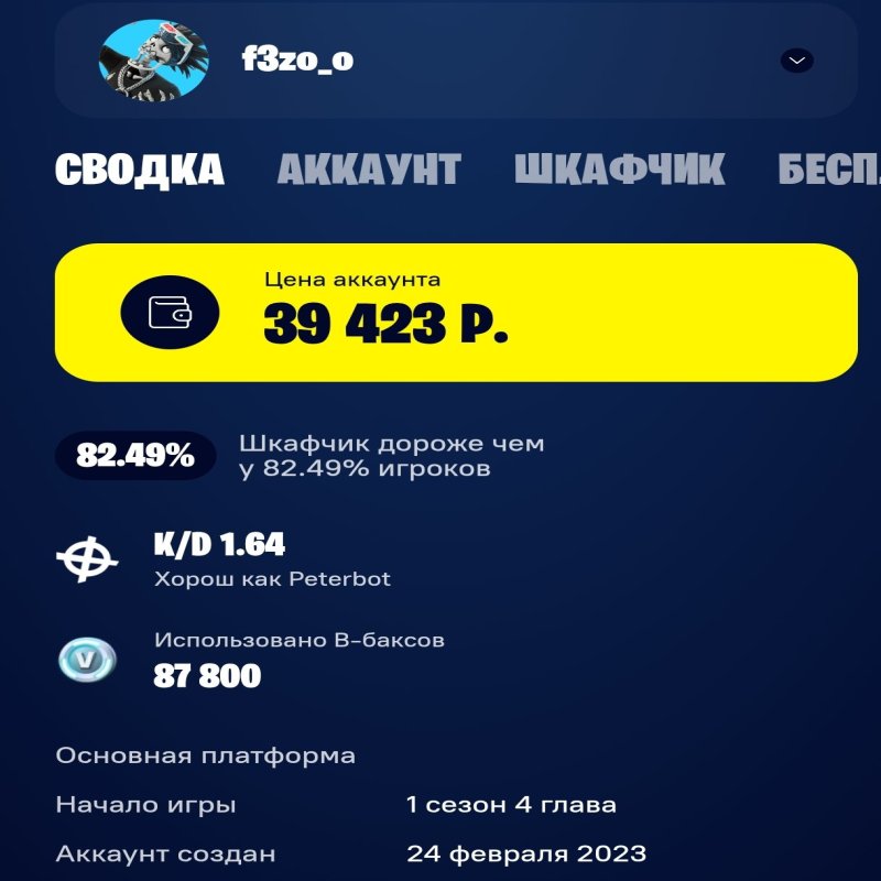 🎨 135 скінів | 🌟 Fortnite акаунт
