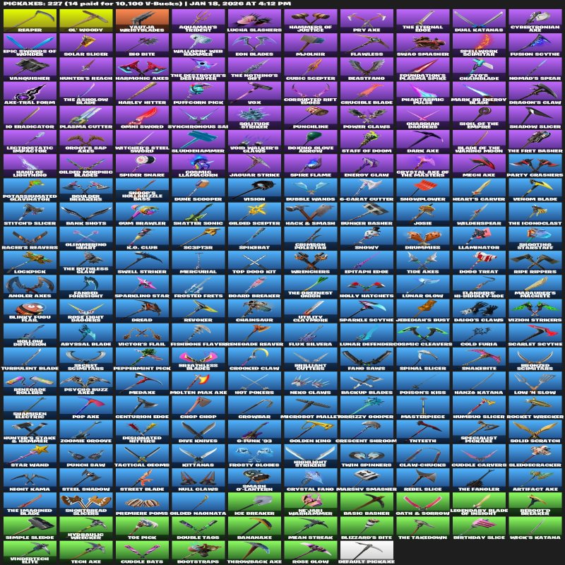 🎨 209 skins | 🌟 Fortnite account