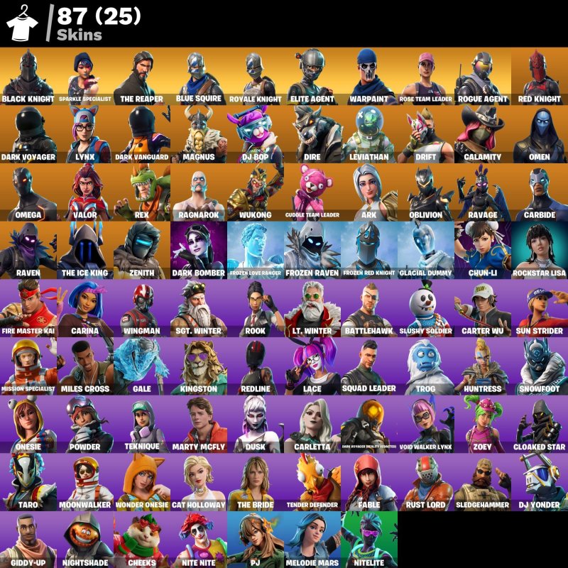 🎨 89 скінів | 🌟 Fortnite акаунт