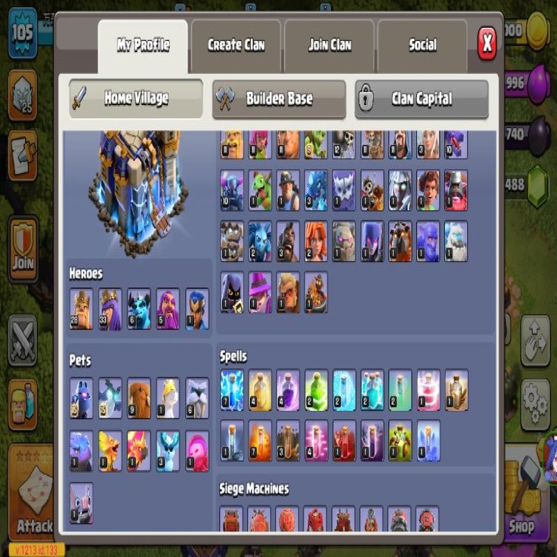 🏰 Clash of Clans акаунт | Ратуша 18 рівень | 5 рівень