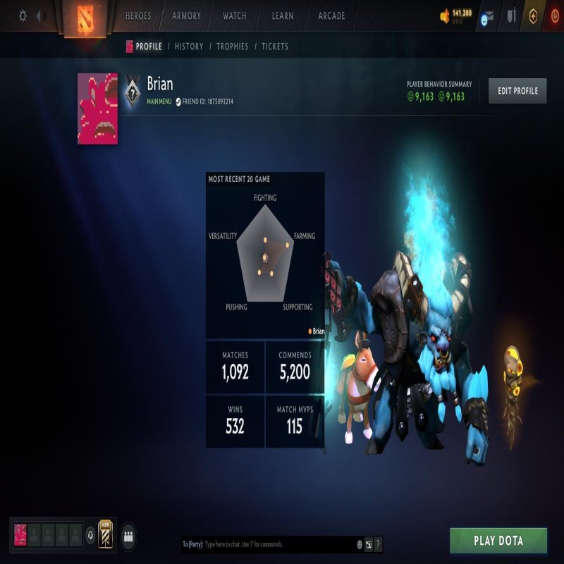 🏅 MMR 6937 | 🕒 1 hour | 🛡 9163