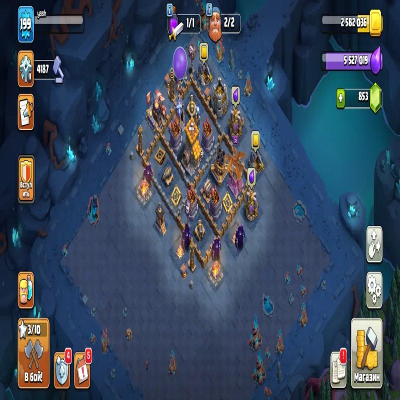 🏰 Clash of Clans акаунт | 18 ратуша | 199 рівень