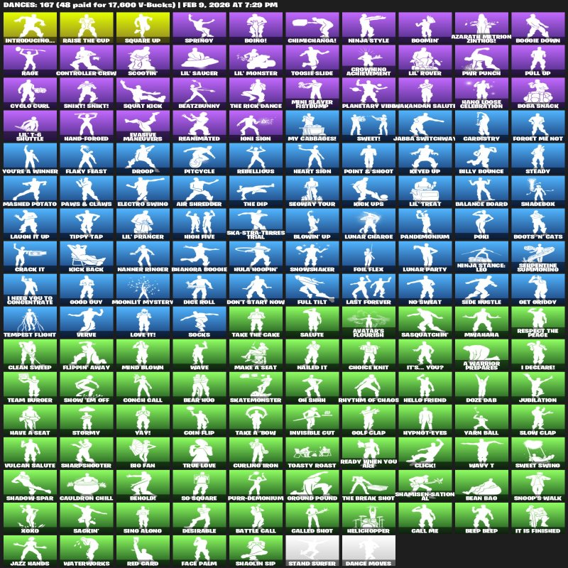 🎨 205 skins | 🌟 Fortnite account