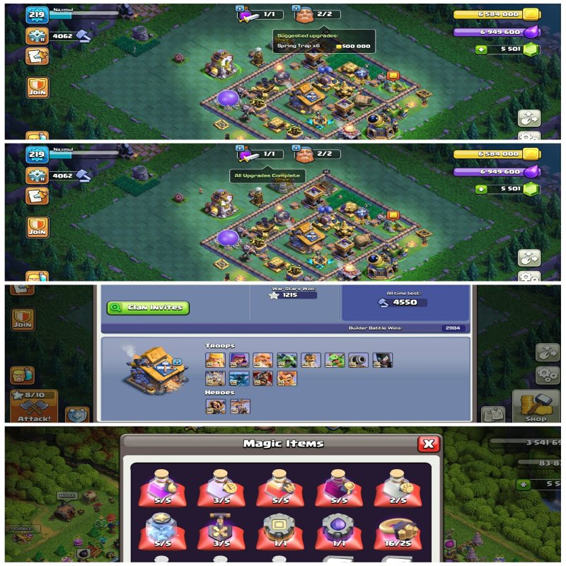 🏰 Clash of Clans акаунт | Ратуша 17 рівня | Рівень 100