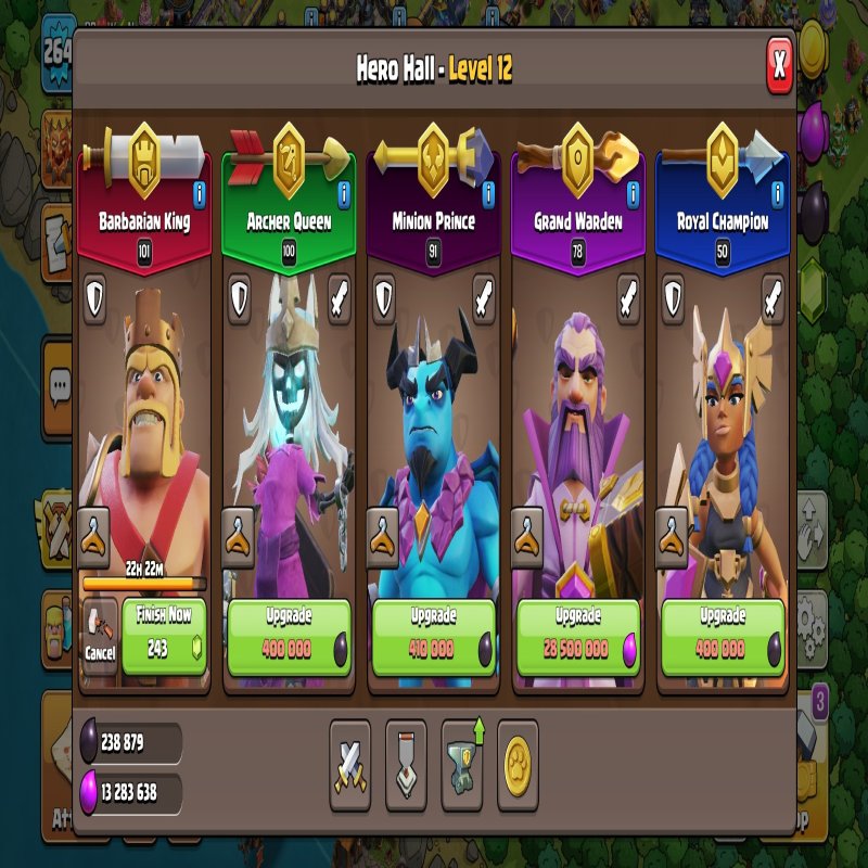 🏰 Clash of Clans акаунт | Ратуша 18 рівня | Рівень 30