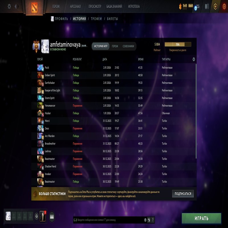 🏅 MMR 5804 | 🕒 1226 hours | 🛡 8631