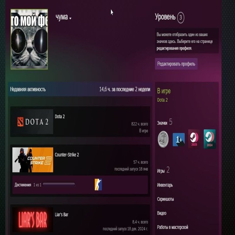 🏅 MMR 1500 | 🕒 900 годин | 🛡 8000