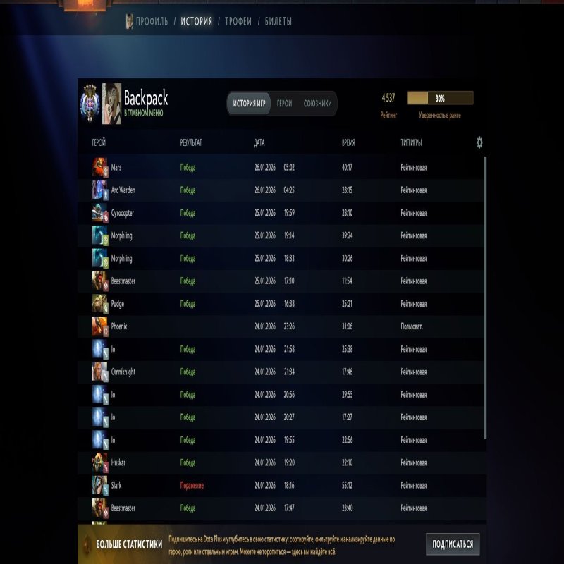 🏅 MMR 4537 | 🕒 1111 hours | 🛡 8175