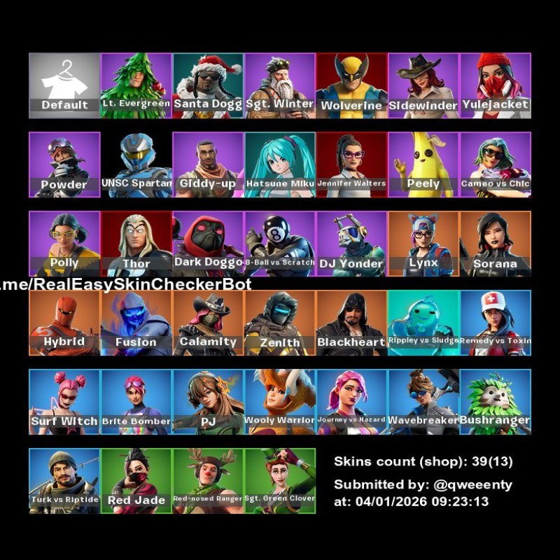 🎨 39 скінів | 🌟 Fortnite акаунт