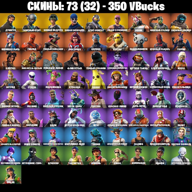 🎨 79 skins | 🌟 Fortnite account