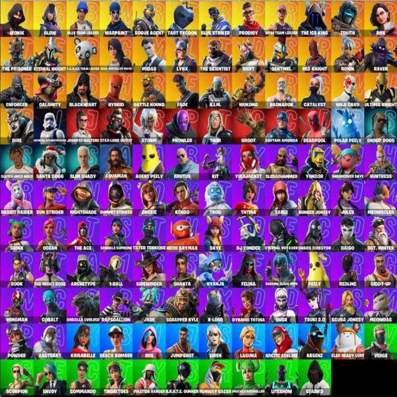 🎨 130 skins | 🌟 Fortnite account