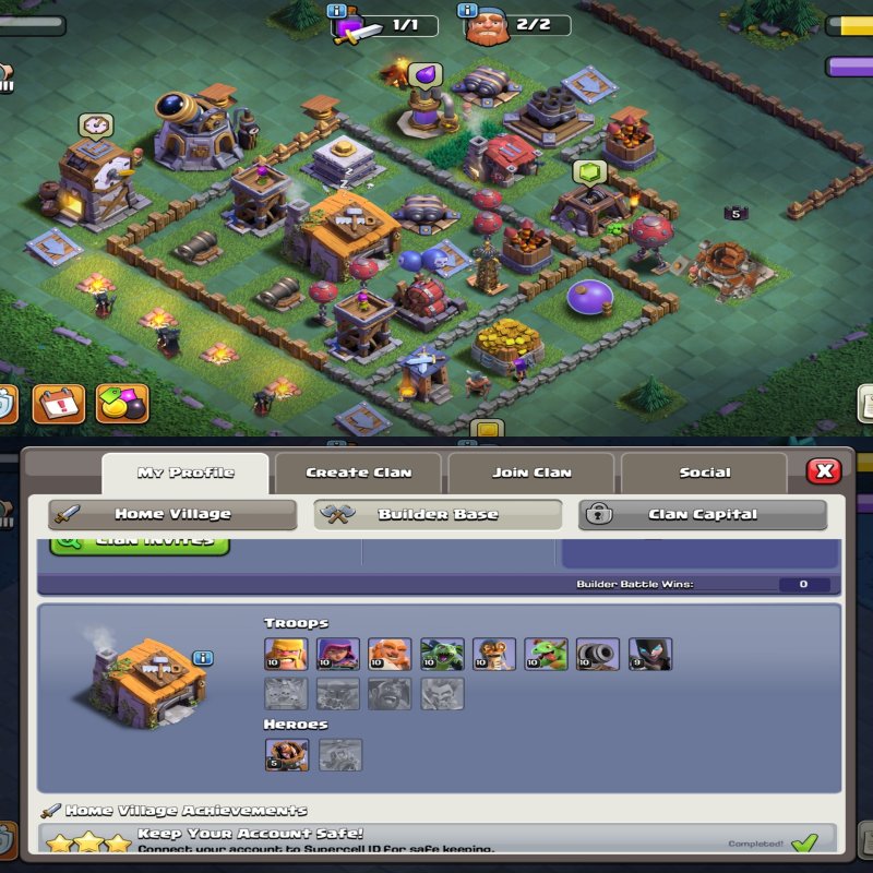 🏰 Clash of Clans акаунт | Ратуша 17 рівень | Рівень 70