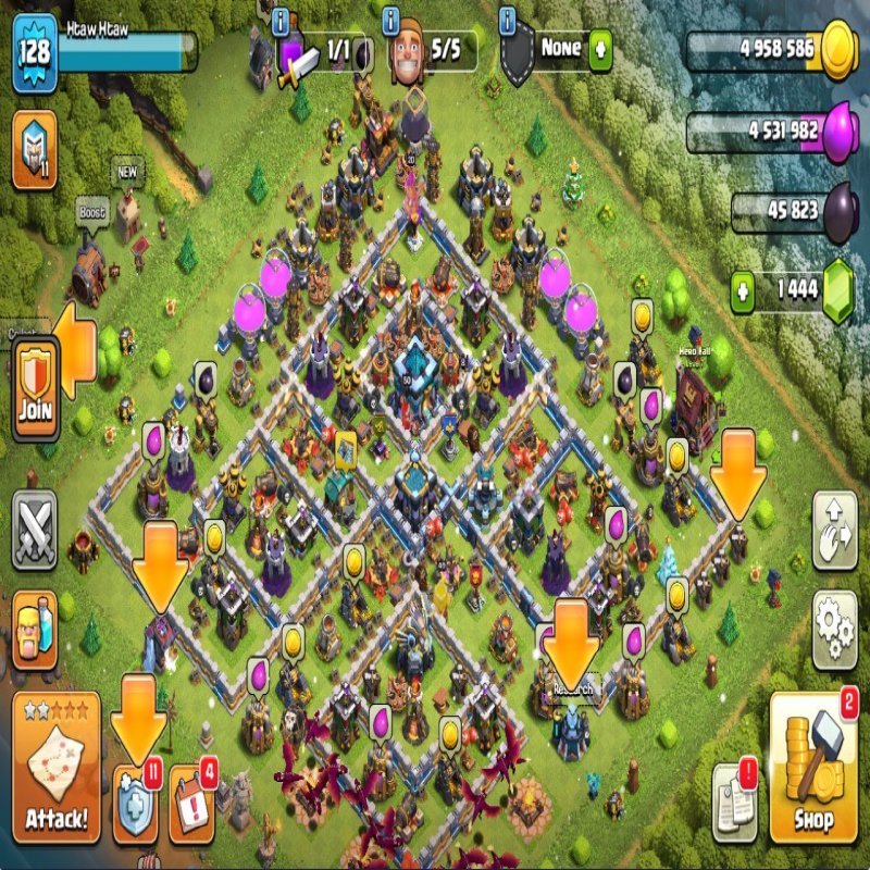 🏰 Clash of Clans акаунт | Ратуша 13 | Рівень 128