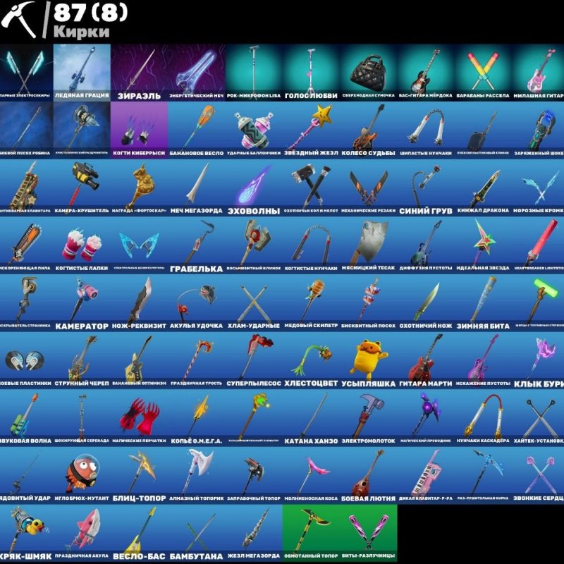 🎨 84 скина | 🌟 Fortnite аккаунт