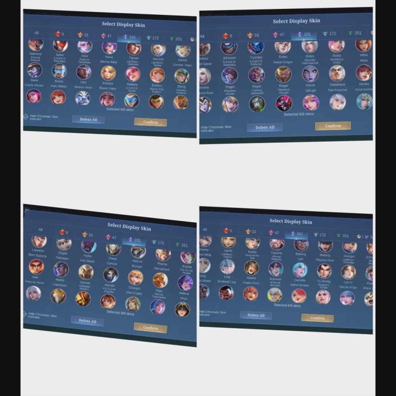 🎮 Mobile Legends акаунт | Міфічний Безсмертний | 130 героїв | 662 облич