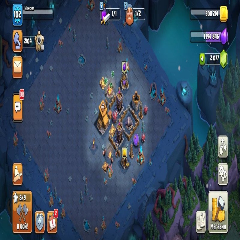 🏰 Clash of Clans акаунт | Ратуша 10 рівня | Рівень 102