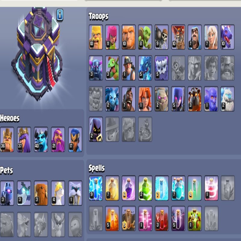 🏰 Clash of Clans акаунт | Ратуша 15 рівень | Рівень не вказано