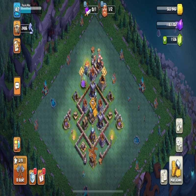 🏰 Clash of Clans акаунт | Ратуша 12 рівень | 84% рівень