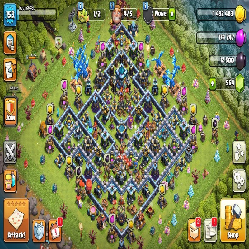 🏰 Clash of Clans акаунт | Ратуша 13 | Рівень 153