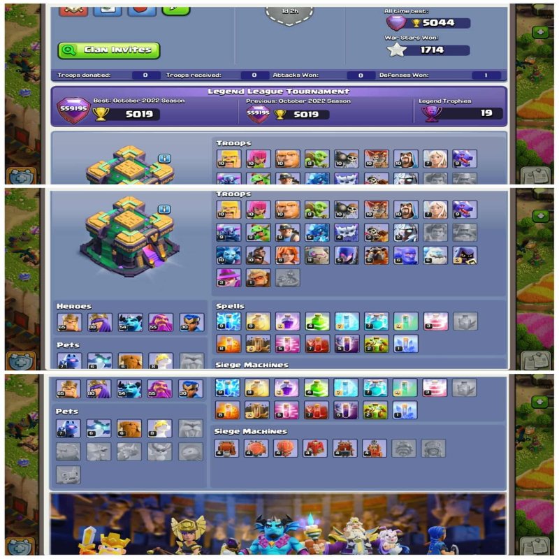 🏰 Clash of Clans акаунт | Ратуша 14 рівня | Рівень 65