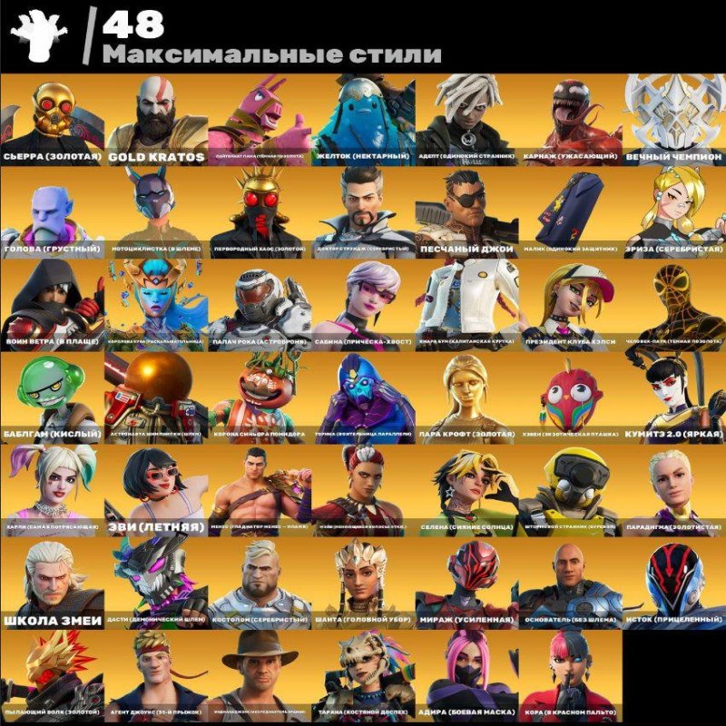 🎨 232 skins | 🌟 Fortnite account