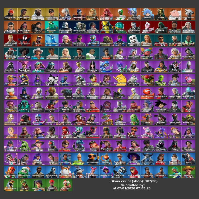 🎨 183 скінів | 🌟 Fortnite акаунт