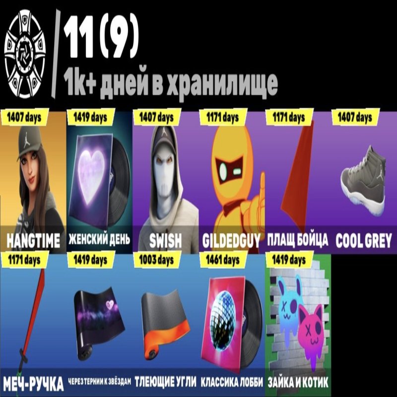 🎨 283 скінів | 🌟 Fortnite акаунт