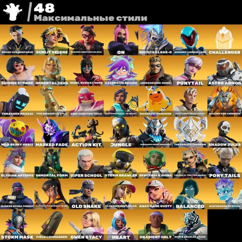 🎨 181 скін | 🌟 Fortnite акаунт