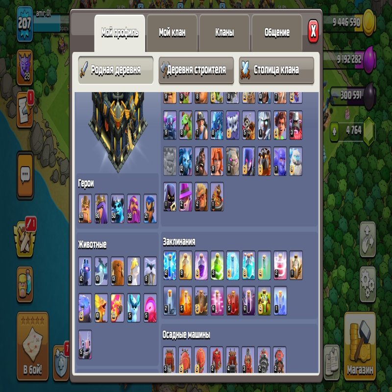 🏰 Clash of Clans акаунт | 17 ратуша | 207 рівень