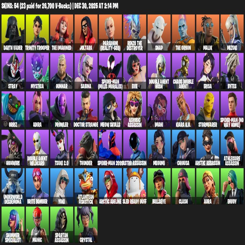 🎨 55 skins | 🌟 Fortnite account