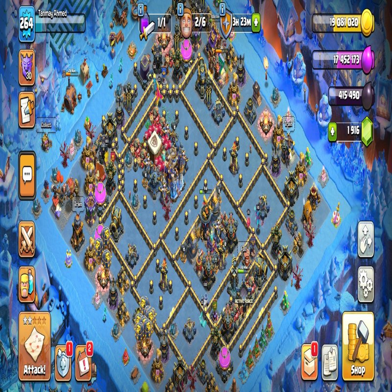 🏰 Clash of Clans акаунт | Ратуша 18 рівня | Рівень 264